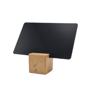 Prijskaarthouder, Hout, Blok